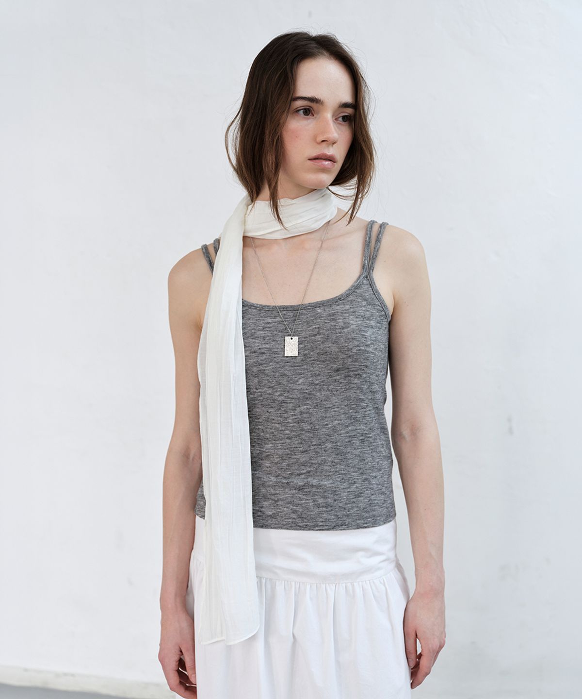 로우타이드(LOW TIDE) BUILDING NECKLACE [SILVER]