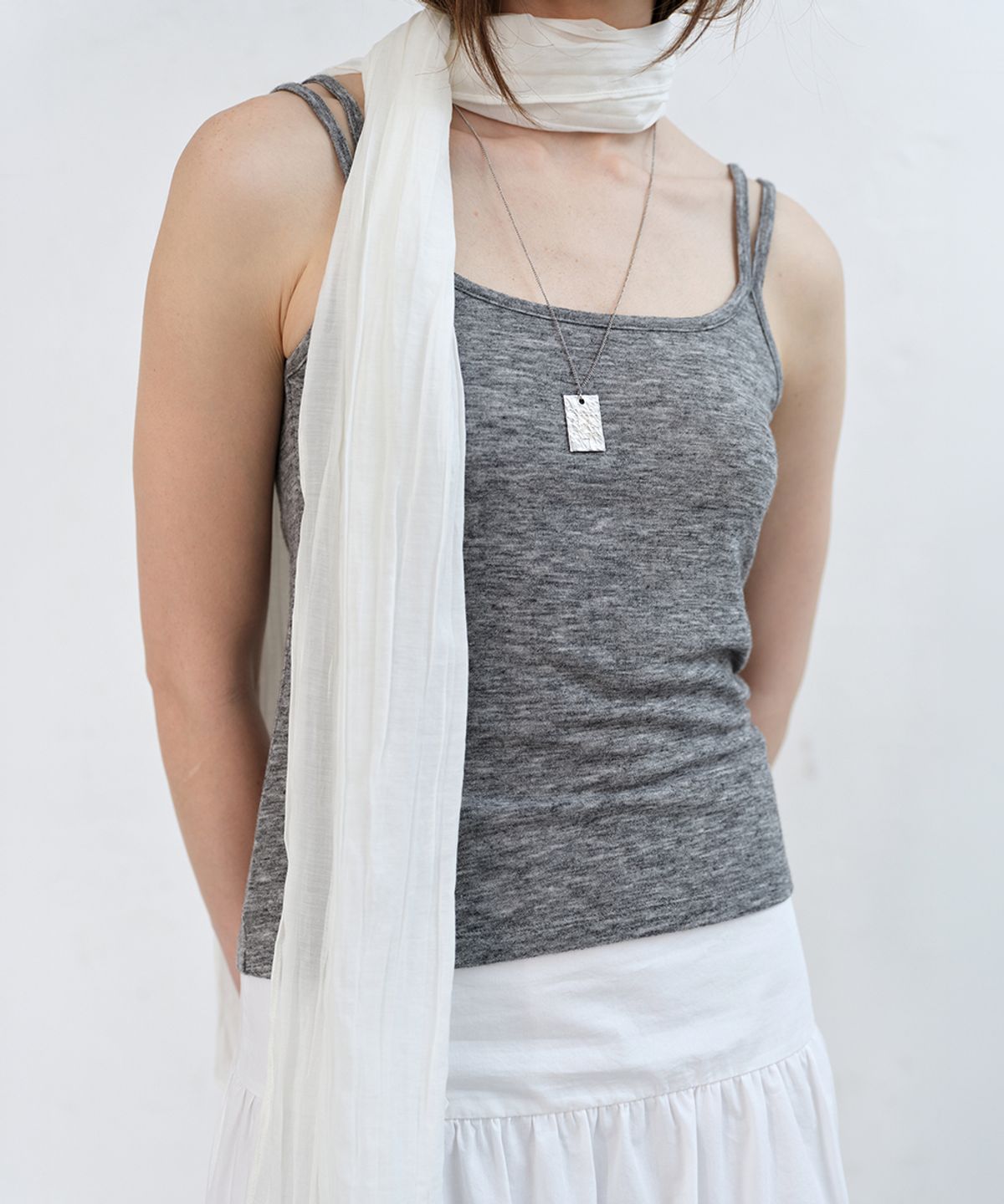 로우타이드(LOW TIDE) BUILDING NECKLACE [SILVER]
