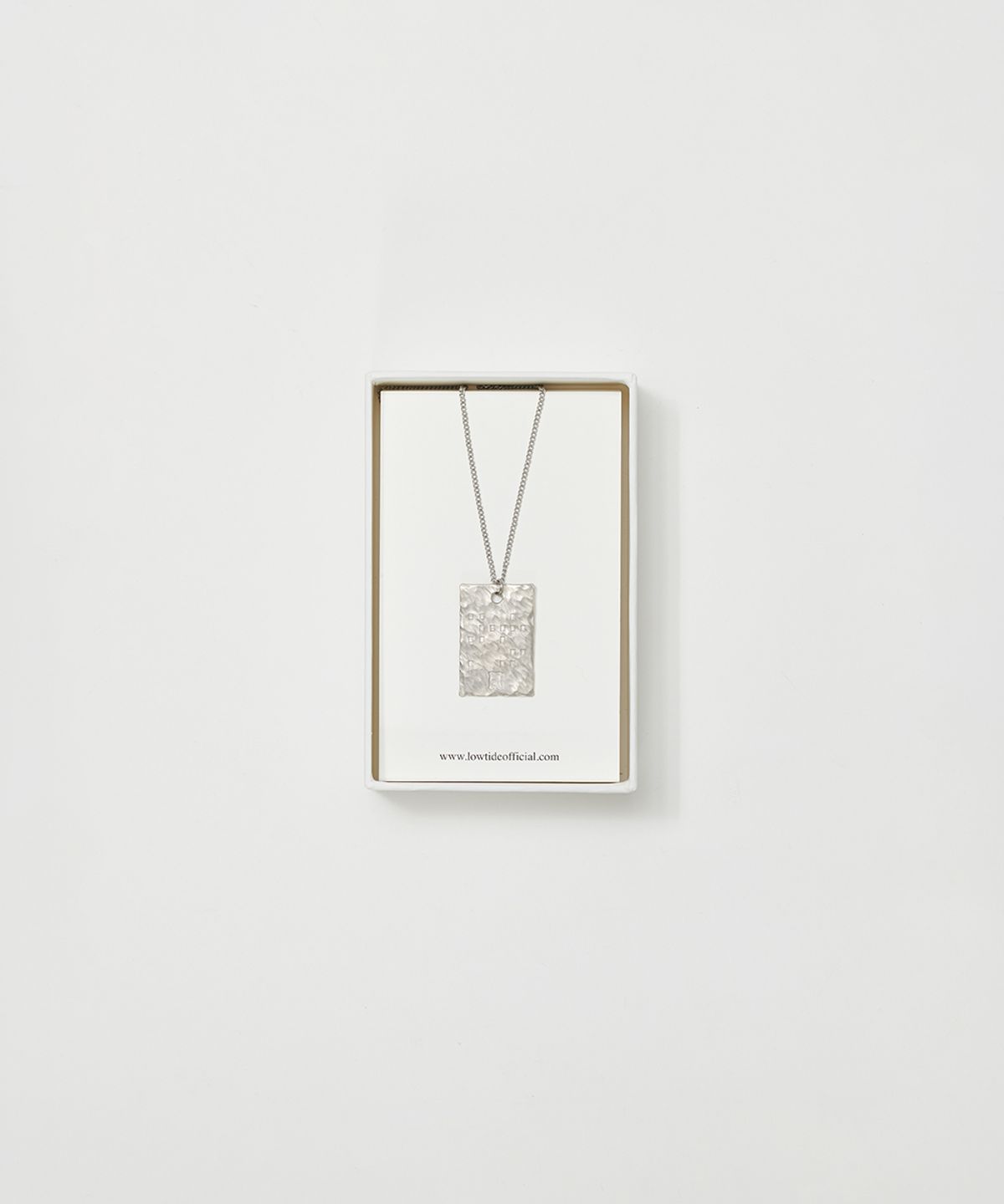 로우타이드(LOW TIDE) BUILDING NECKLACE [SILVER]