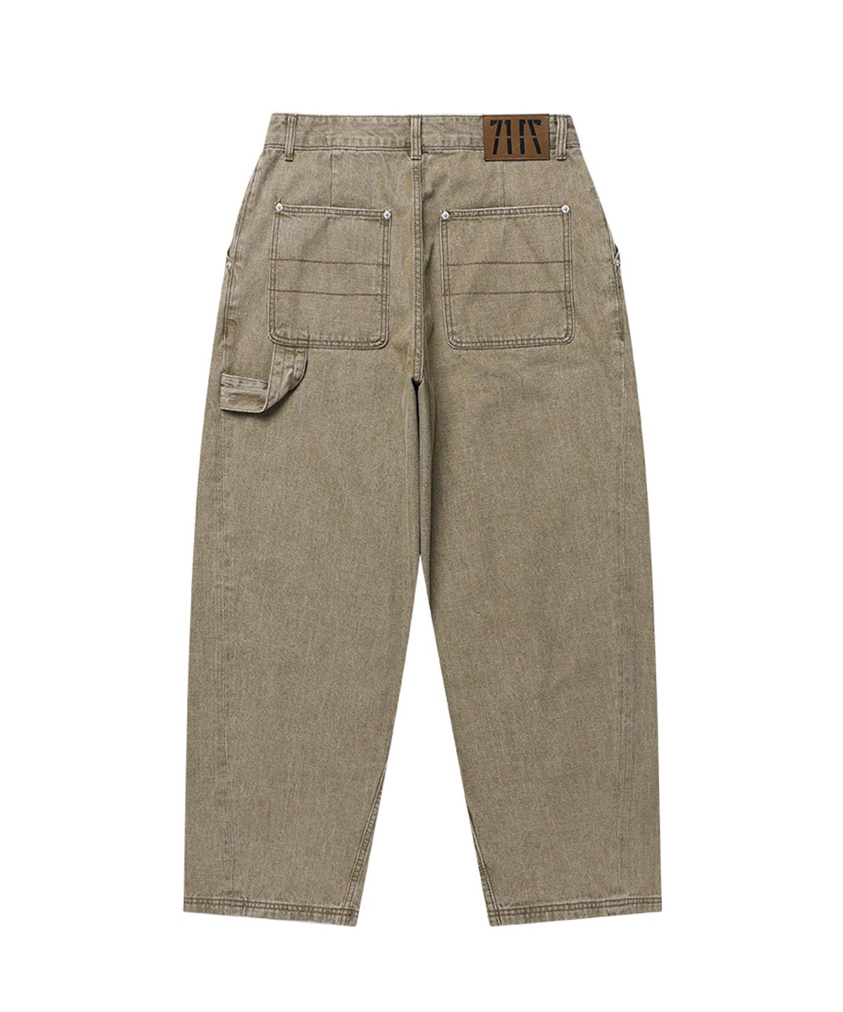 기철(KICHUL) Vintage Double Knee Work Pants (Beige)