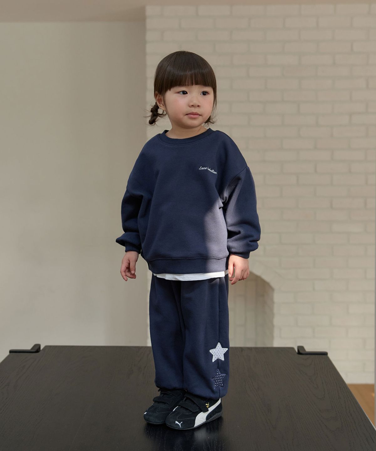 베보리앙(BEBOLIEN) 별패치 데일리 셋업 (MTM26104)
