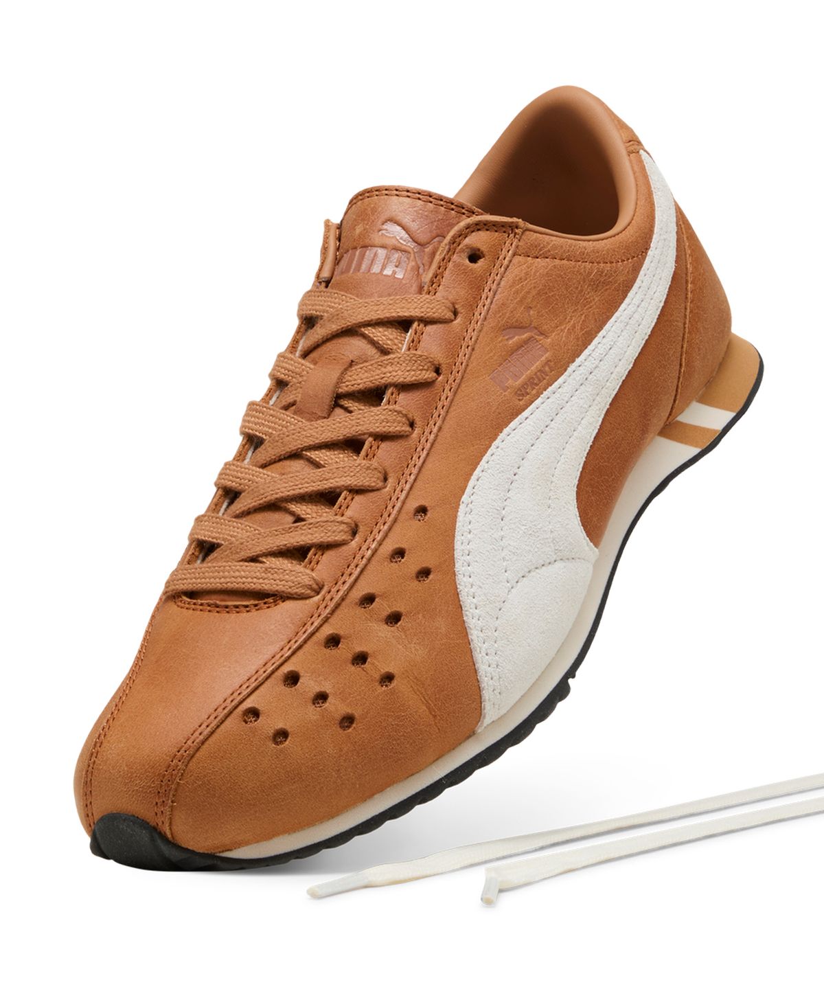 푸마(PUMA) 스프린트 프리미엄 - 카라멜라떼:화이트 / 405084-04