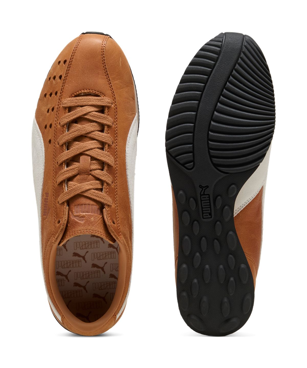 푸마(PUMA) 스프린트 프리미엄 - 카라멜라떼:화이트 / 405084-04