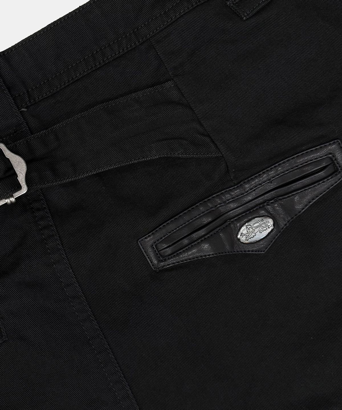 배드블러드(BADBLOOD) Mystic Formal Curved Chino Pants - Black