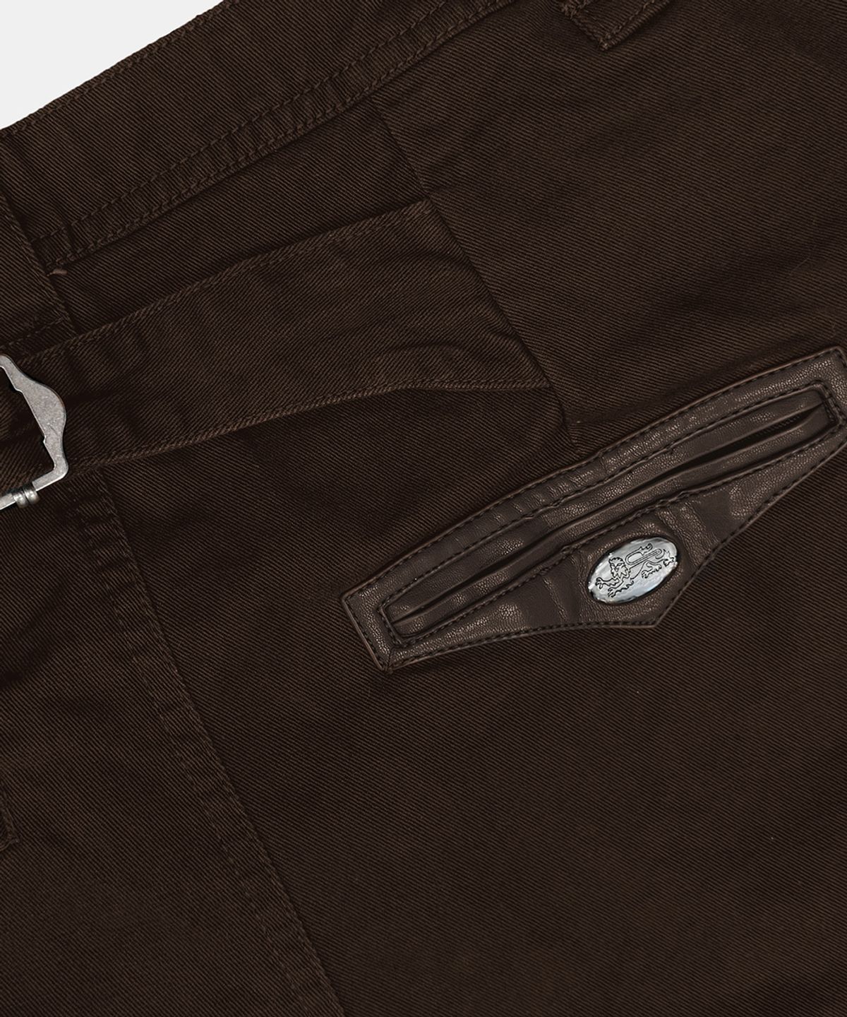 배드블러드(BADBLOOD) Mystic Formal Curved Chino Pants - Brown