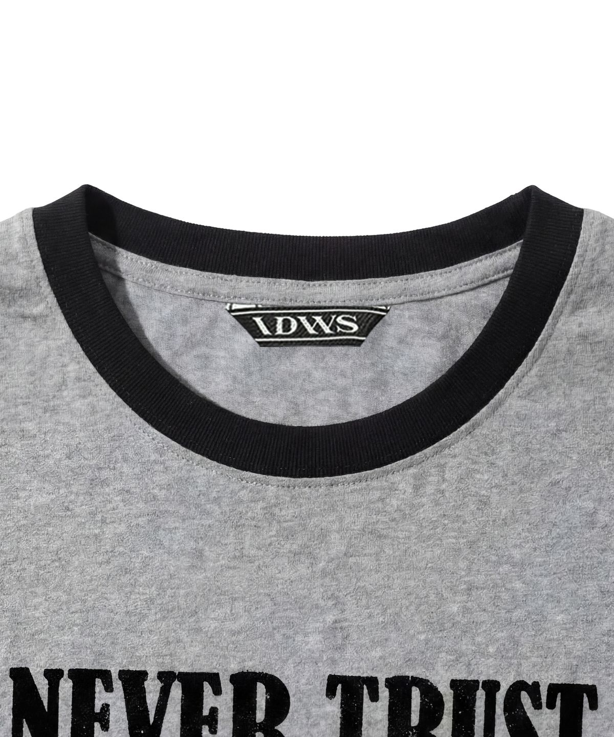 아이돈워너셀(IDWS) Broken Ringer T-Shirt Gray