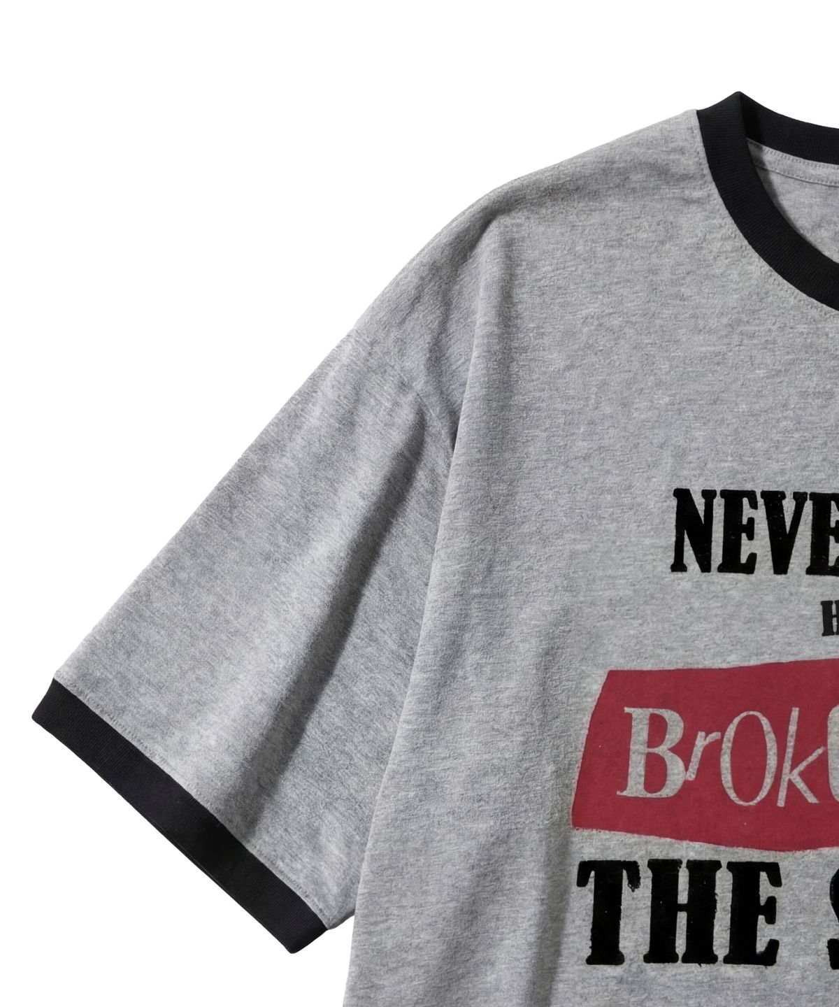 아이돈워너셀(IDWS) Broken Ringer T-Shirt Gray