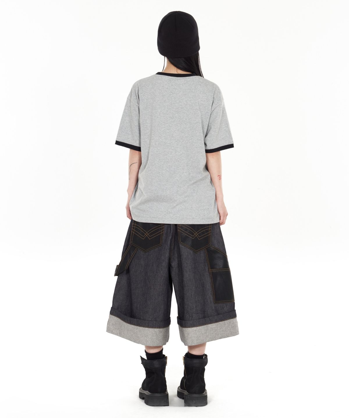아이돈워너셀(IDWS) Broken Ringer T-Shirt Gray