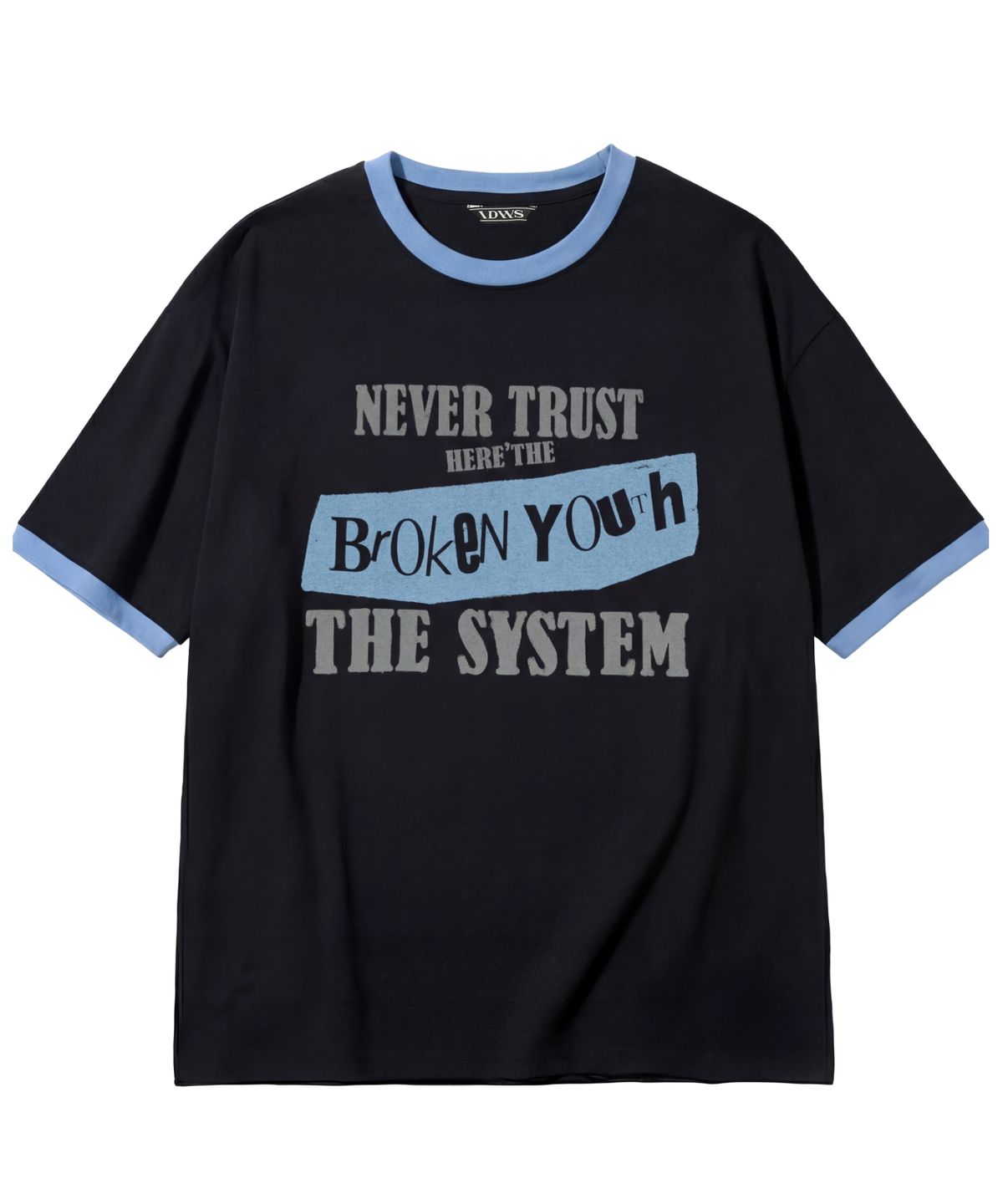 아이돈워너셀(IDWS) Broken Ringer T-Shirt Black