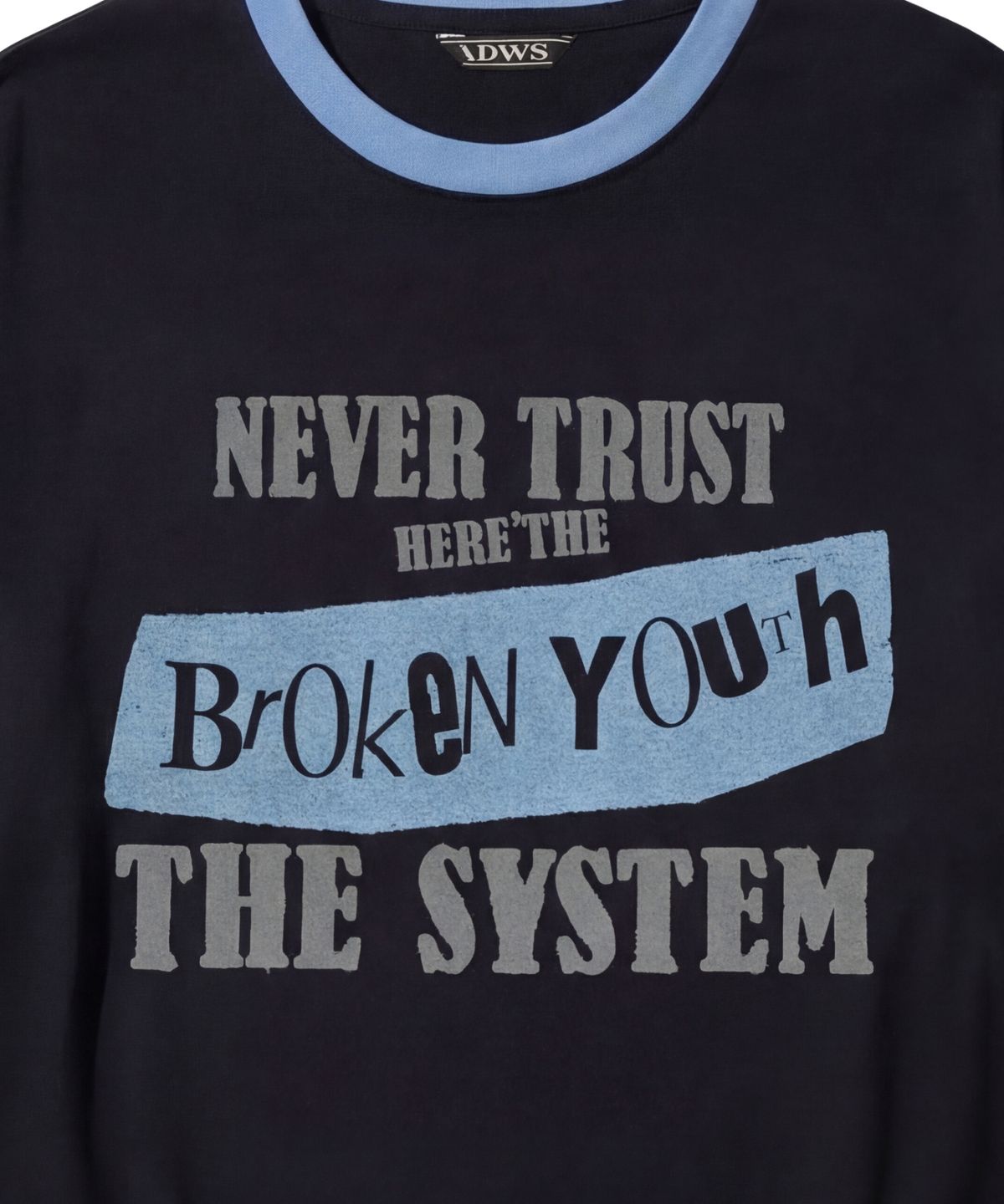 아이돈워너셀(IDWS) Broken Ringer T-Shirt Black