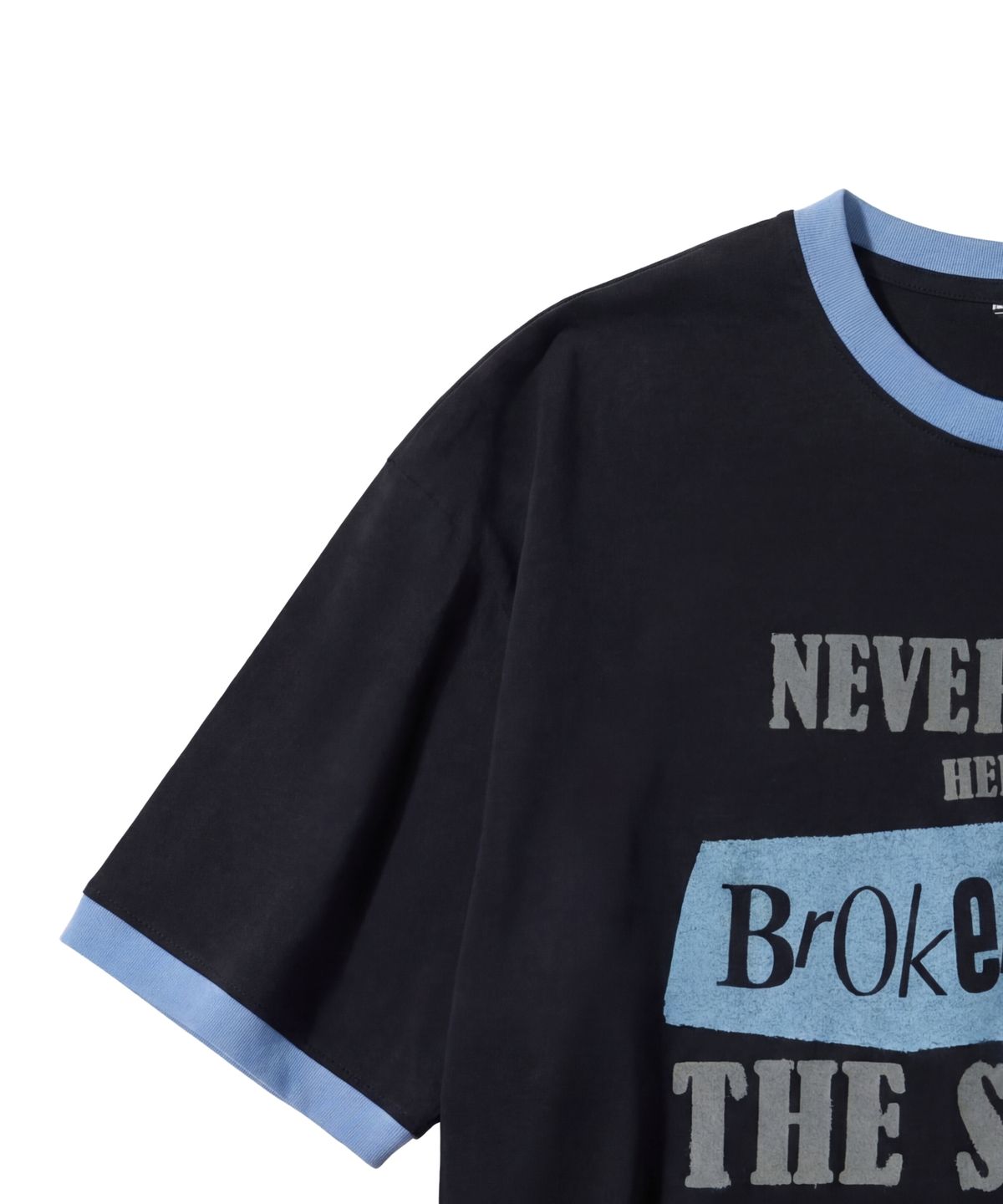 아이돈워너셀(IDWS) Broken Ringer T-Shirt Black
