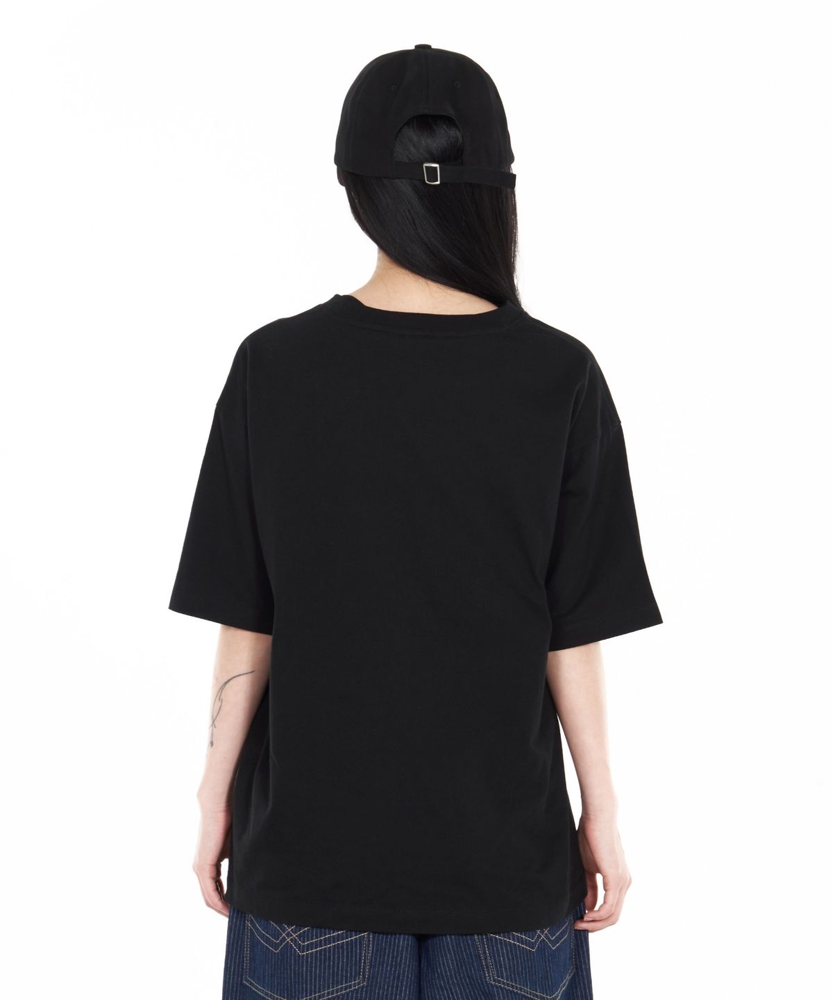 아이돈워너셀(IDWS) No Signal T-Shirt Black