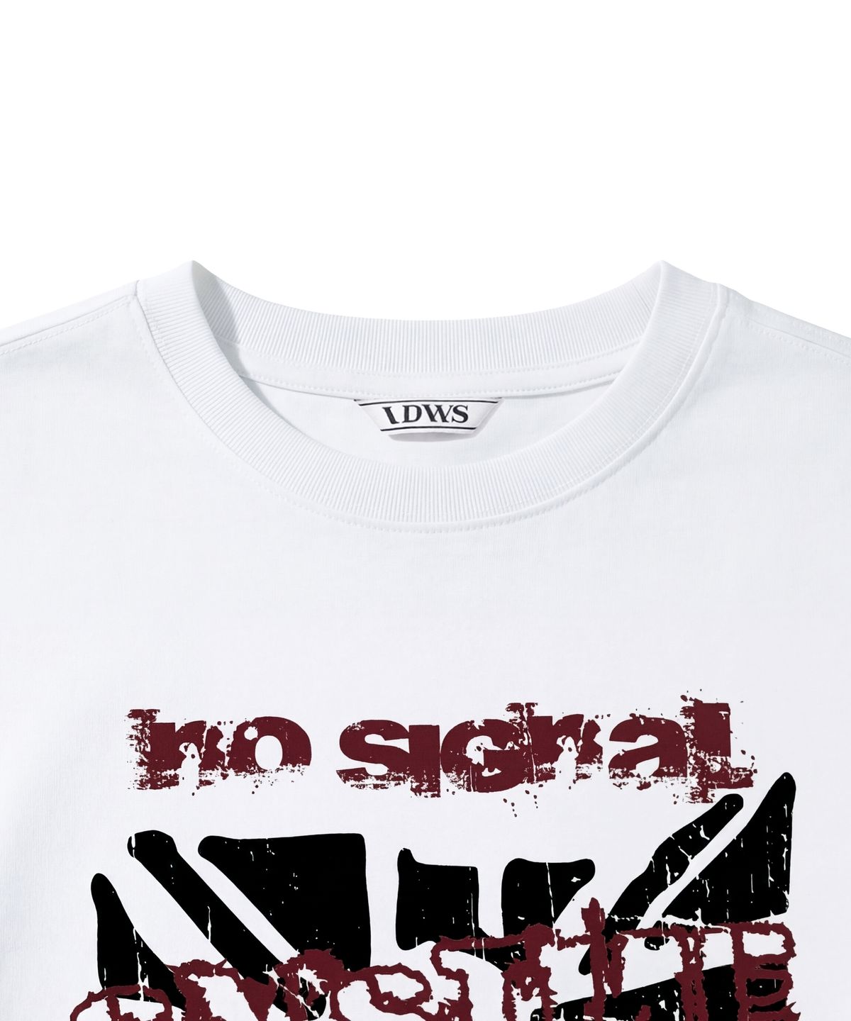 아이돈워너셀(IDWS) No Signal T-Shirt White