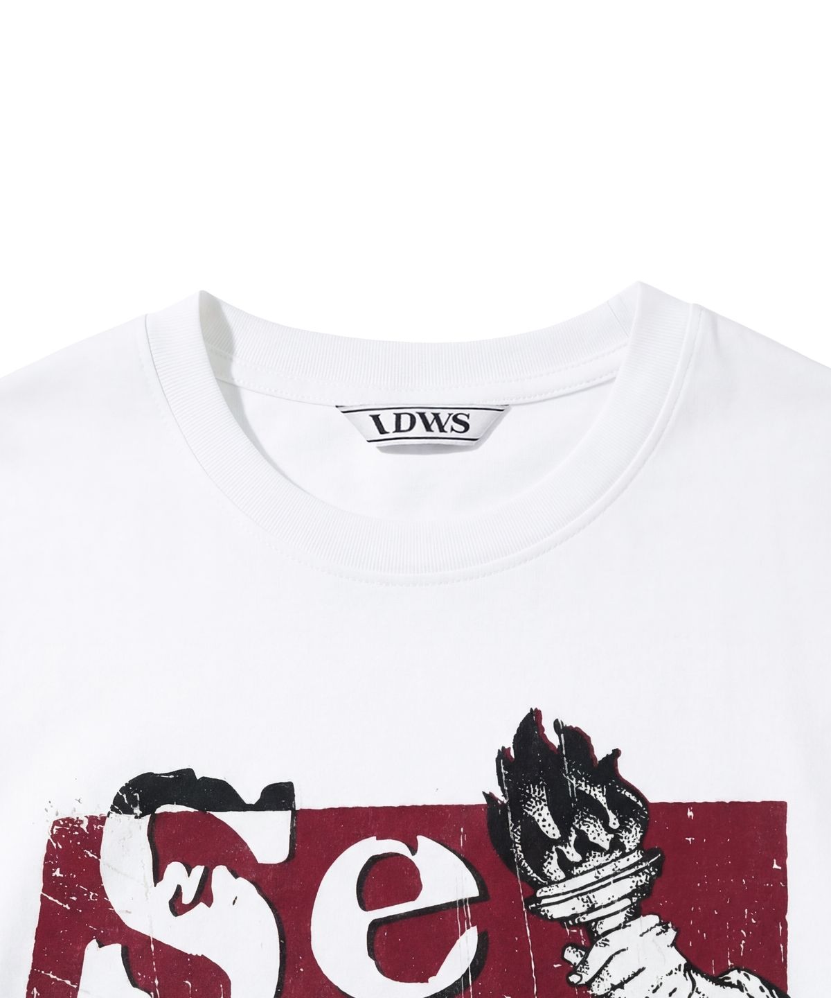 아이돈워너셀(IDWS) Set Fire T-Shirt White