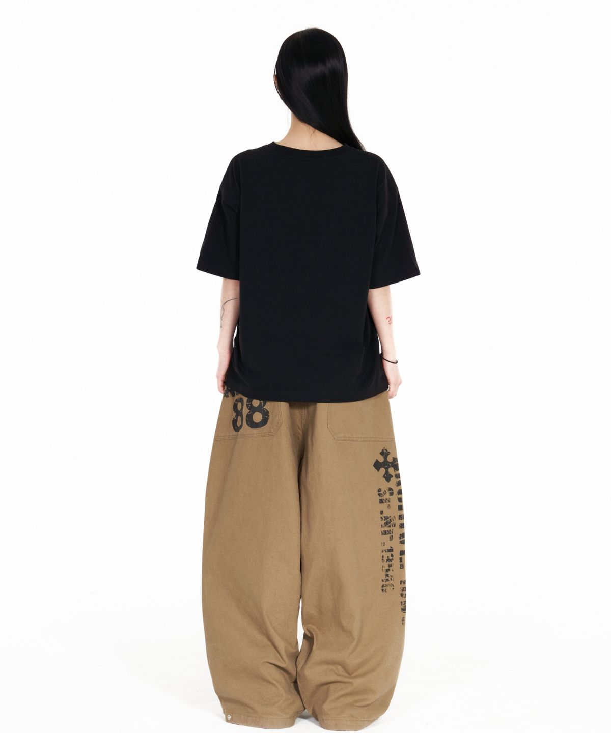 아이돈워너셀(IDWS) Set Fire T-Shirt Black