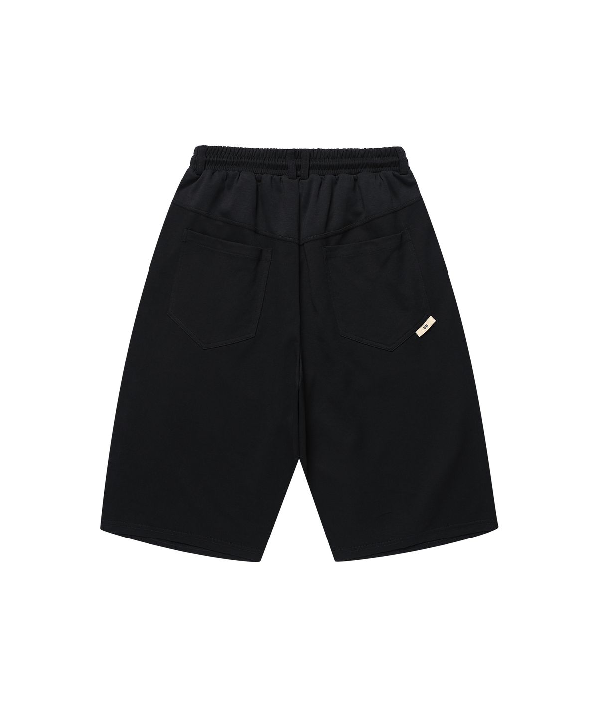 기철(KICHUL) Flow Knee Bermuda Sweat Pants (Black)