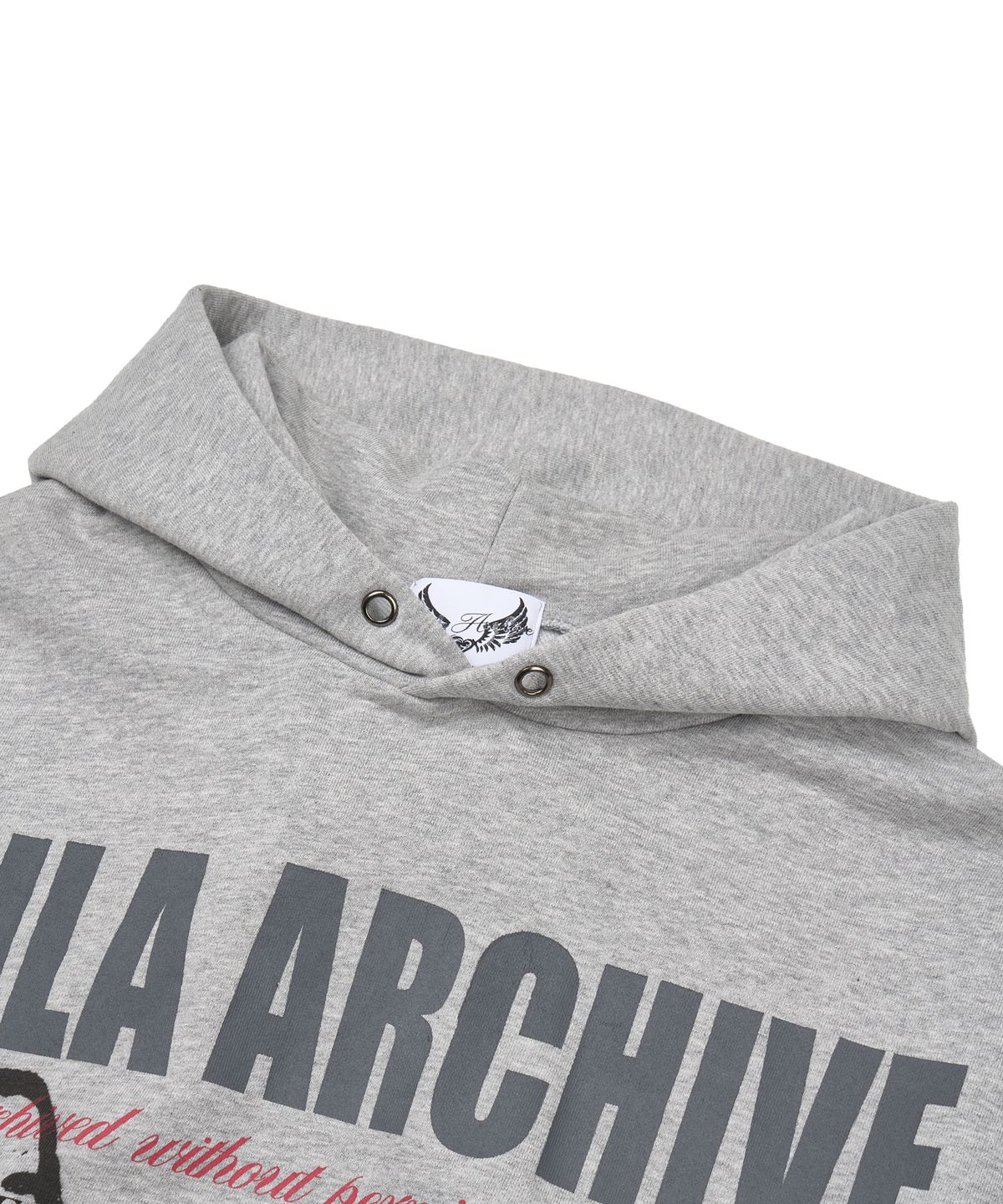 길라아카이브(GILAARCHIVE) TWICE GIRL OVER SIZE HOODED_GREY