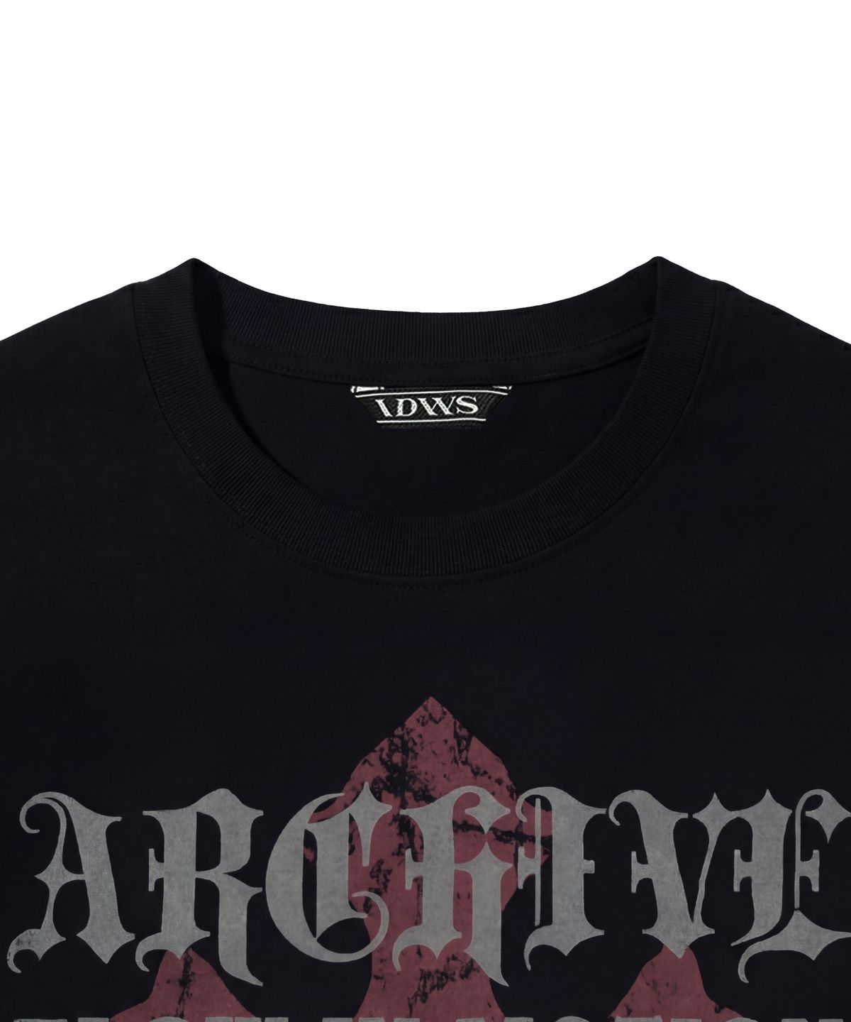 아이돈워너셀(IDWS) Wave Cross T-Shirt Black