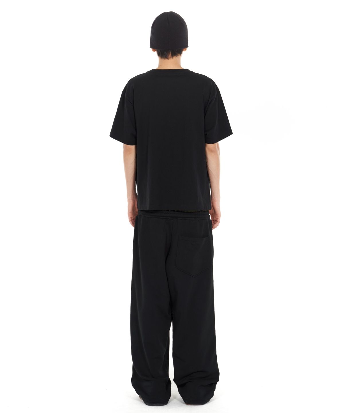 아이돈워너셀(IDWS) Wave Cross T-Shirt Black