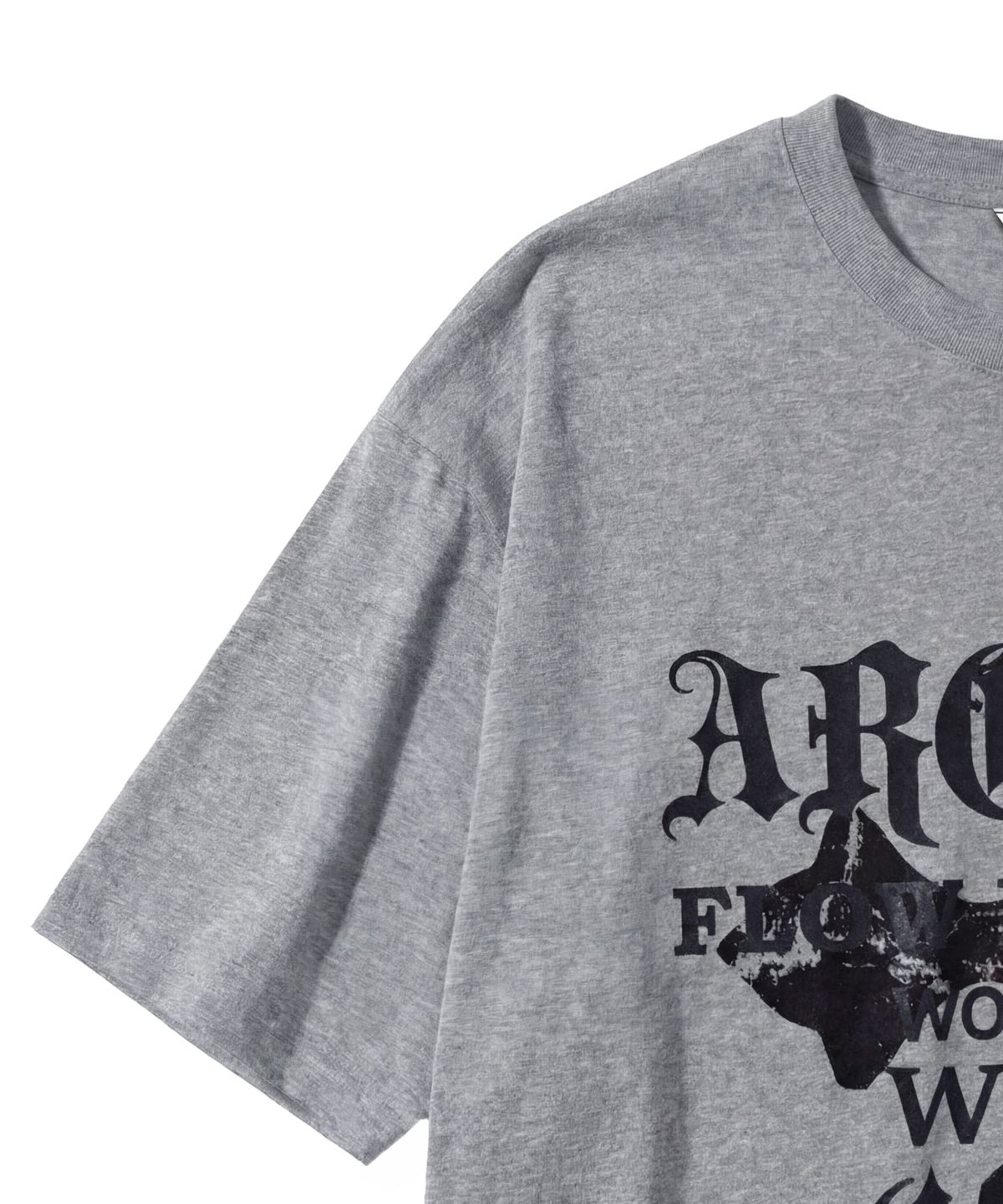 아이돈워너셀(IDWS) Wave Cross T-Shirt Gray