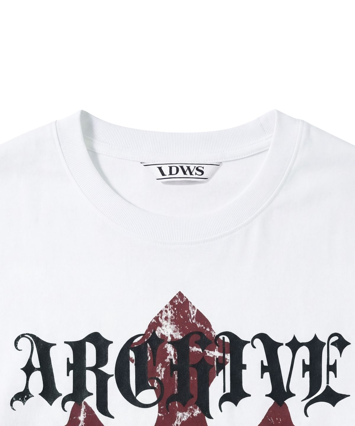 아이돈워너셀(IDWS) Wave Cross T-Shirt White