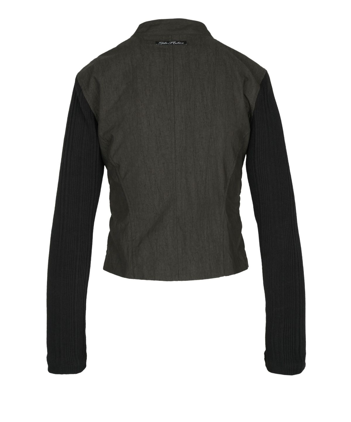 길라아카이브(GILAARCHIVE) SHIRRING NYLON STRING JACKET_BLACK