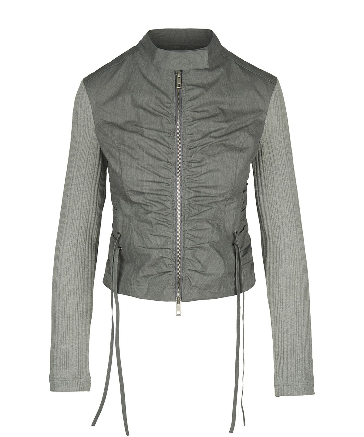 길라아카이브(GILAARCHIVE) SHIRRING NYLON STRING JACKET_GREY