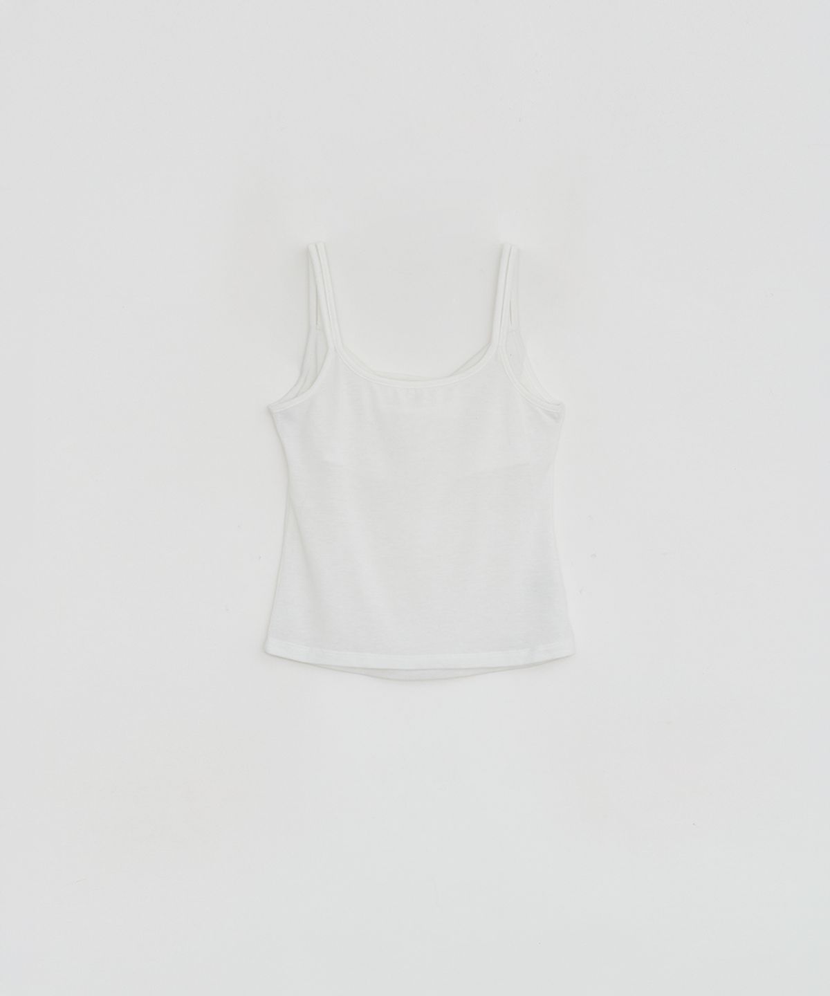 로우타이드(LOW TIDE) DOUBLE STRAP SLEEVELESS TOP [WHITE]
