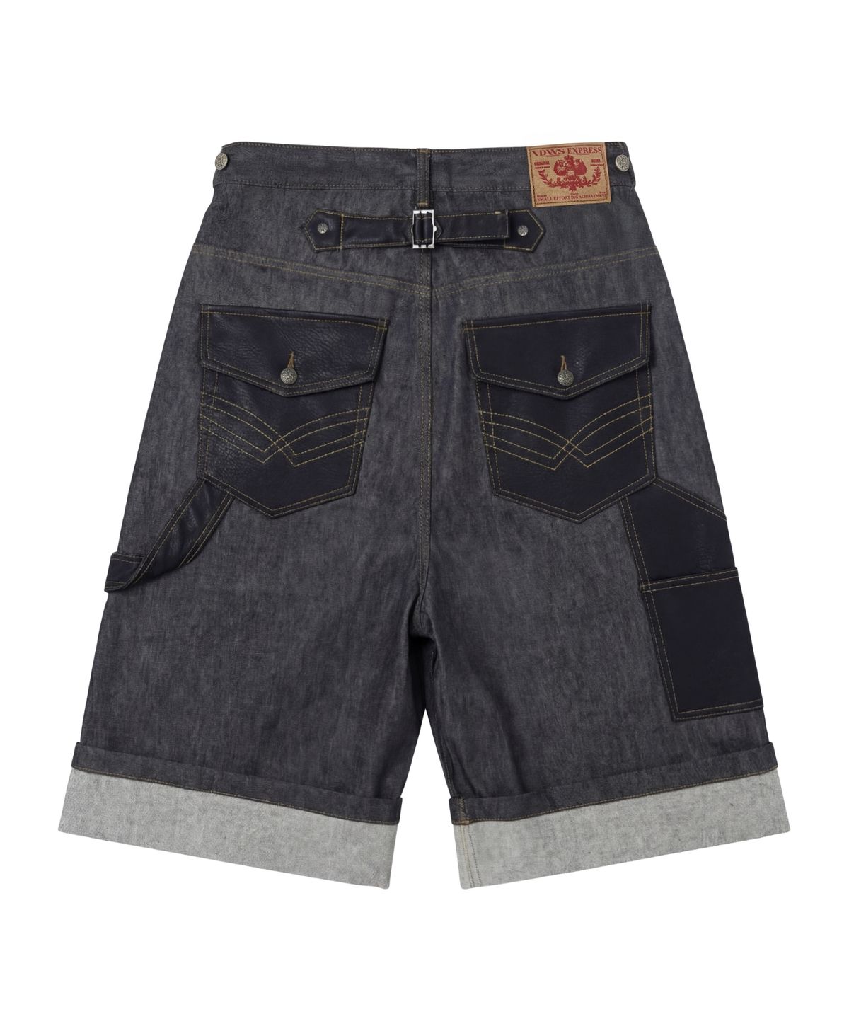 아이돈워너셀(IDWS) Fix Roll Up Carpenter Bermuda Shorts Indigo