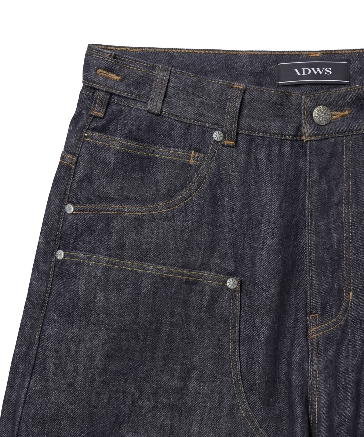 아이돈워너셀(IDWS) Fix Roll Up Carpenter Bermuda Shorts Indigo