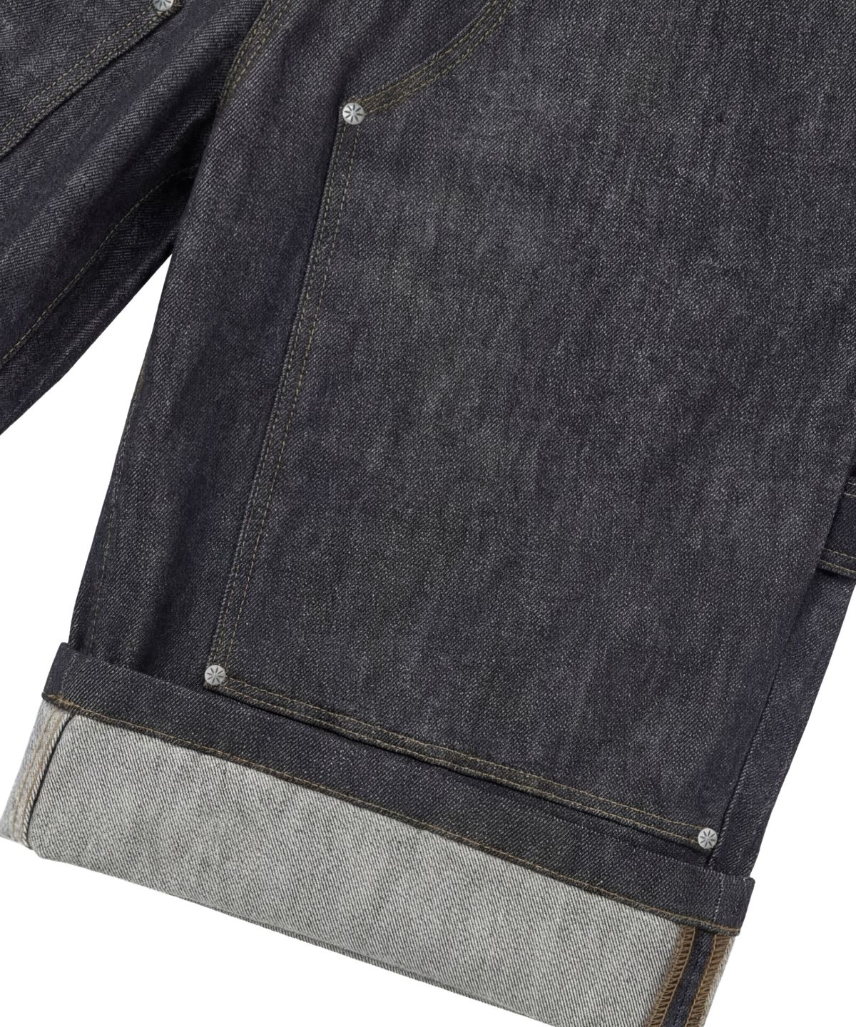 아이돈워너셀(IDWS) Fix Roll Up Carpenter Bermuda Shorts Indigo