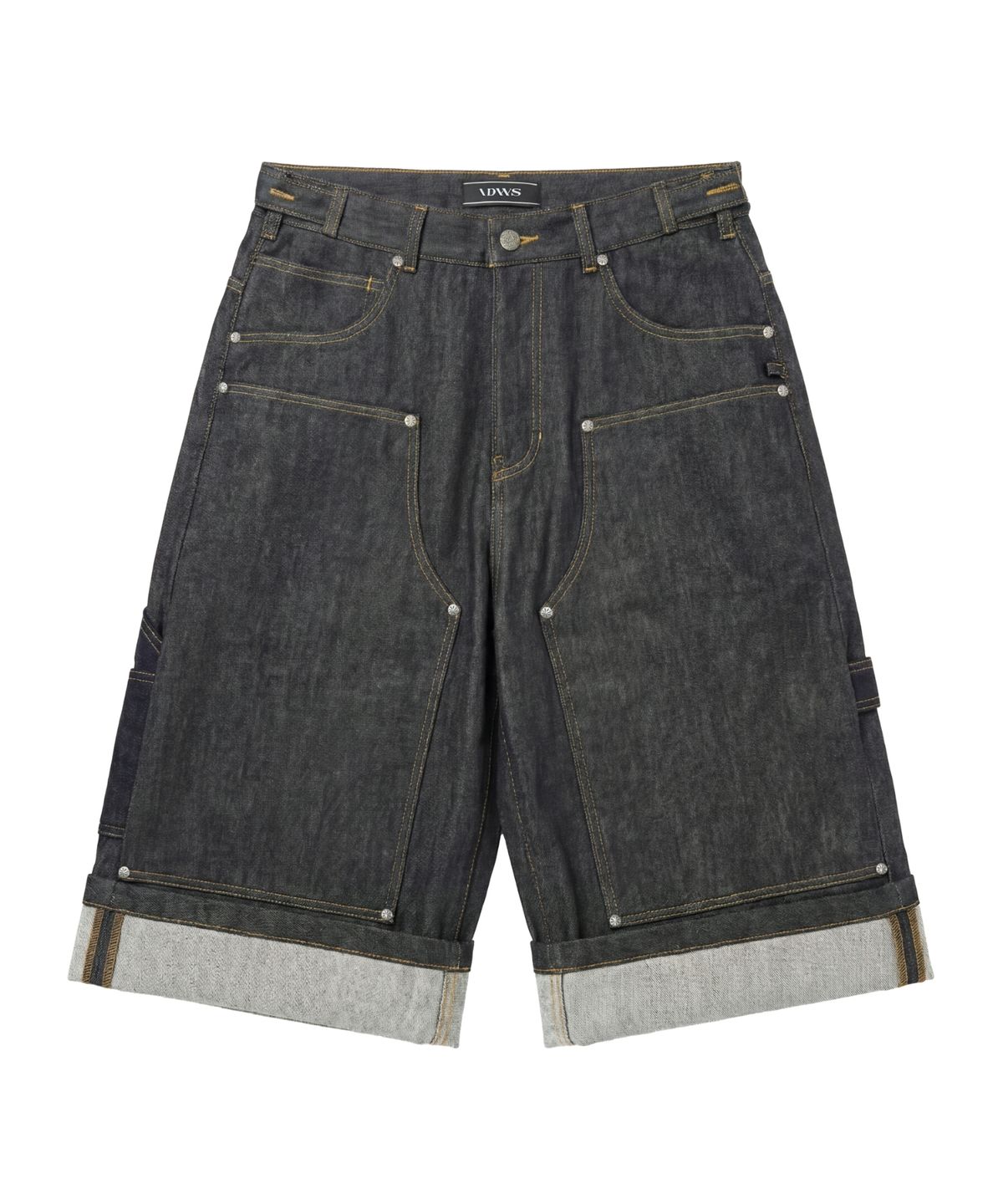 아이돈워너셀(IDWS) Fix Roll Up Carpenter Bermuda Shorts Black