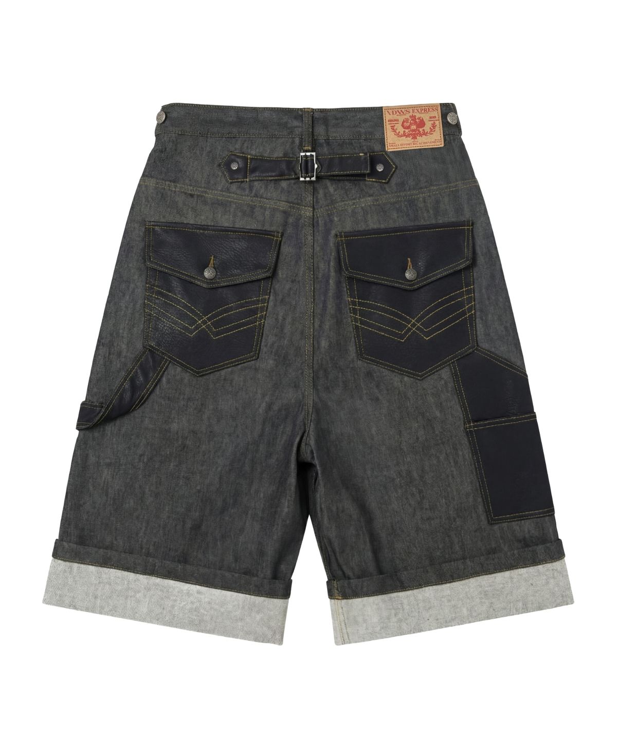 아이돈워너셀(IDWS) Fix Roll Up Carpenter Bermuda Shorts Black