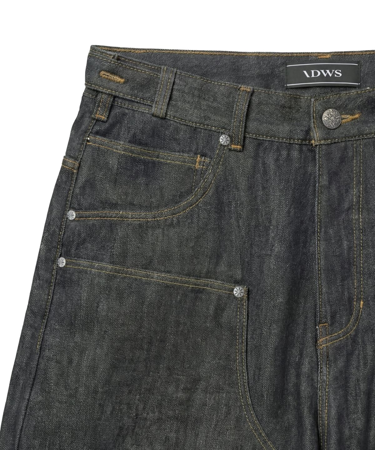 아이돈워너셀(IDWS) Fix Roll Up Carpenter Bermuda Shorts Black
