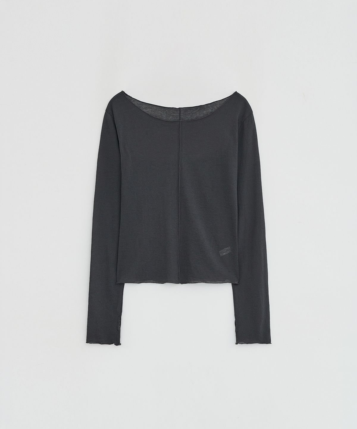로우타이드(LOW TIDE) SHEER HAND WARMER T-SHIRT [CHARCOAL]