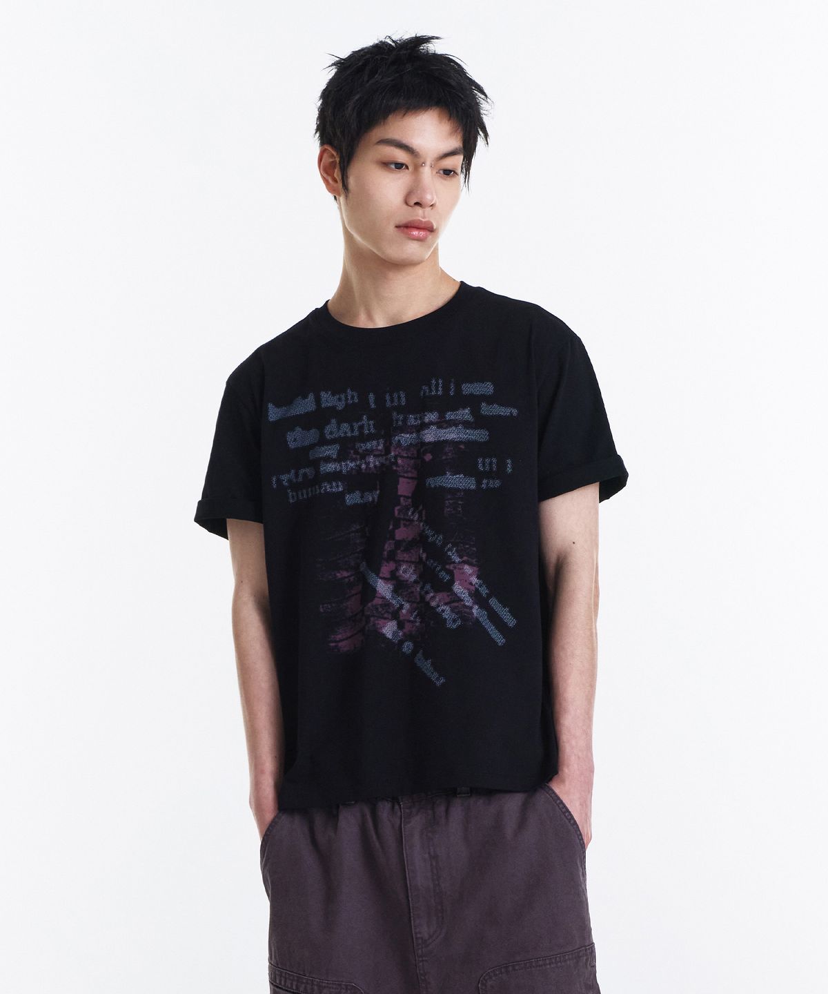 기철(KICHUL) Area 71 T-shirt (Black)