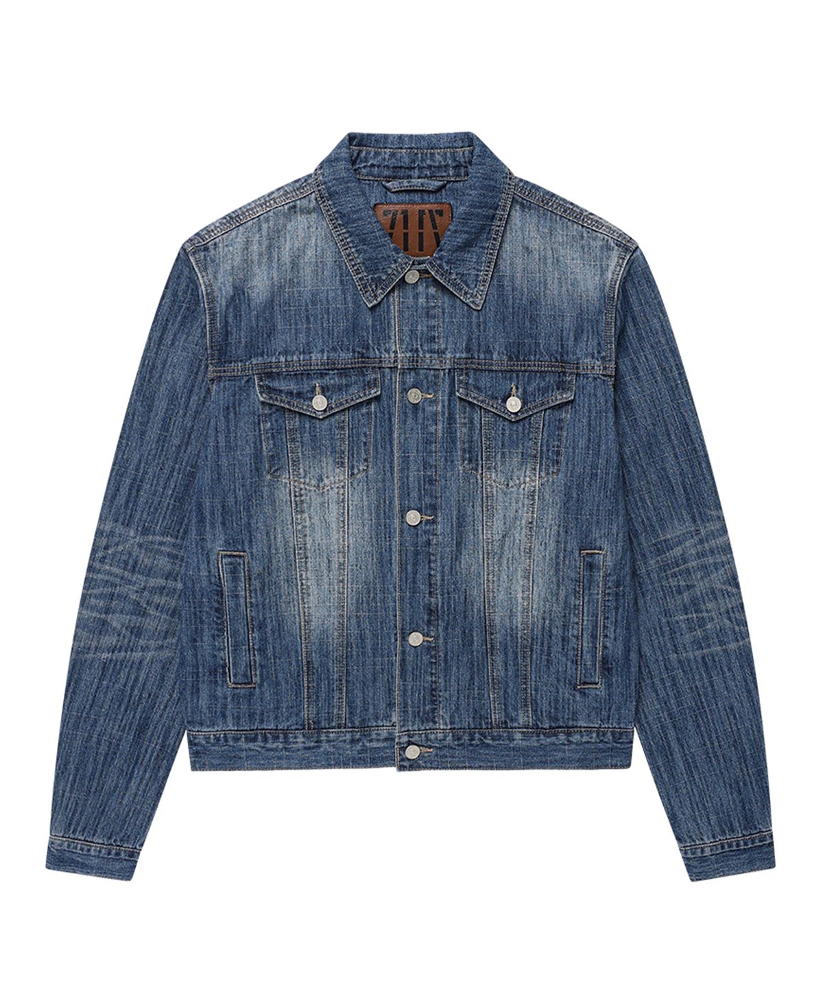 기철(KICHUL) Aged Denim Jacket (Washed Blue)