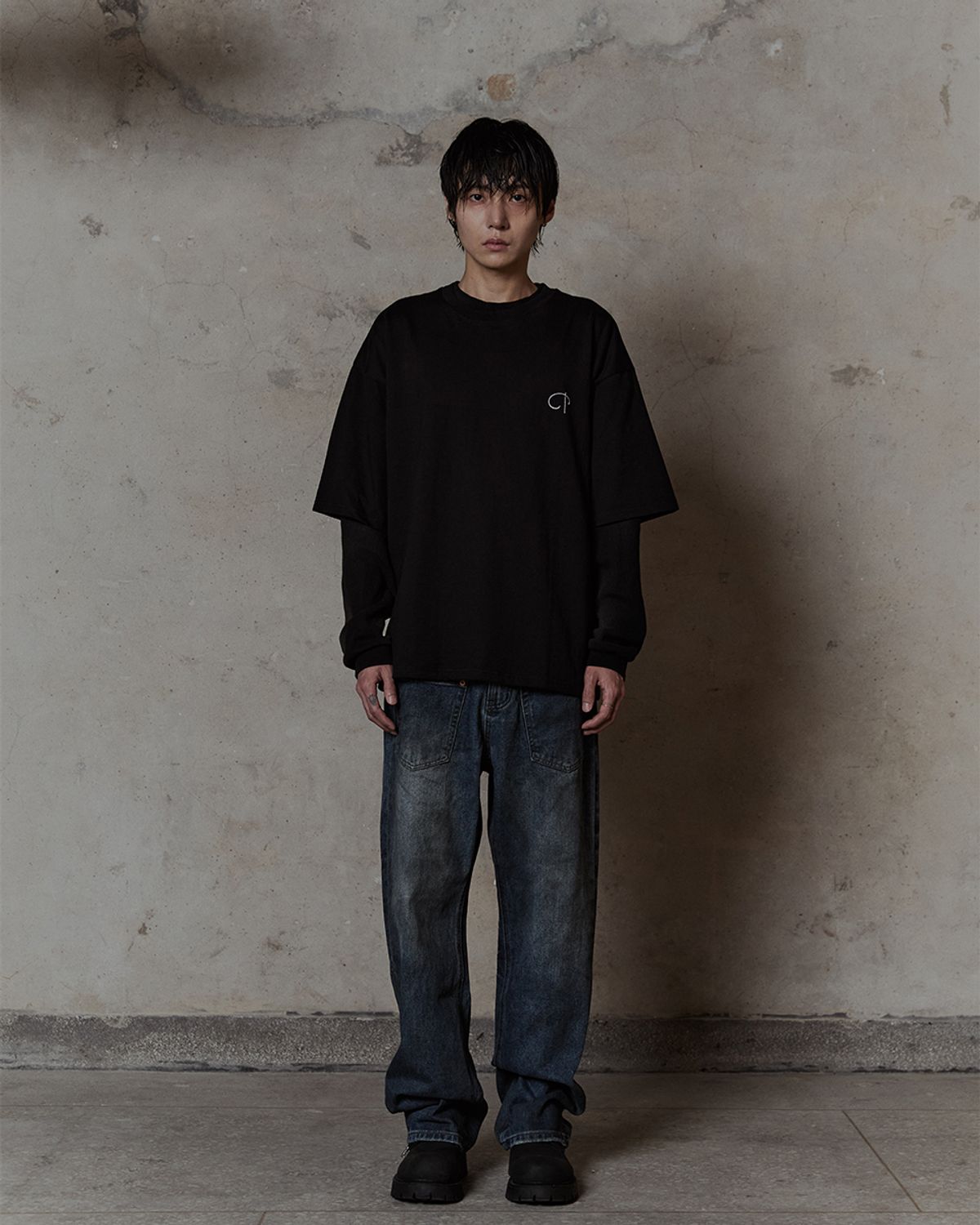 덤(THUMB) Muddy Grunge wide pants