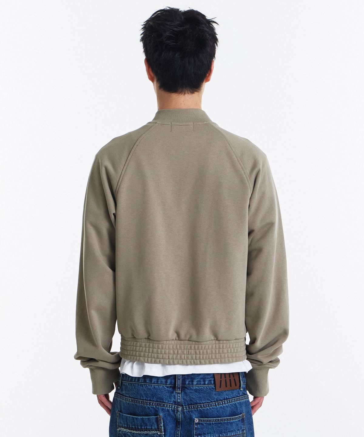 기철(KICHUL) Uniform Sweat Jacket (Beige)