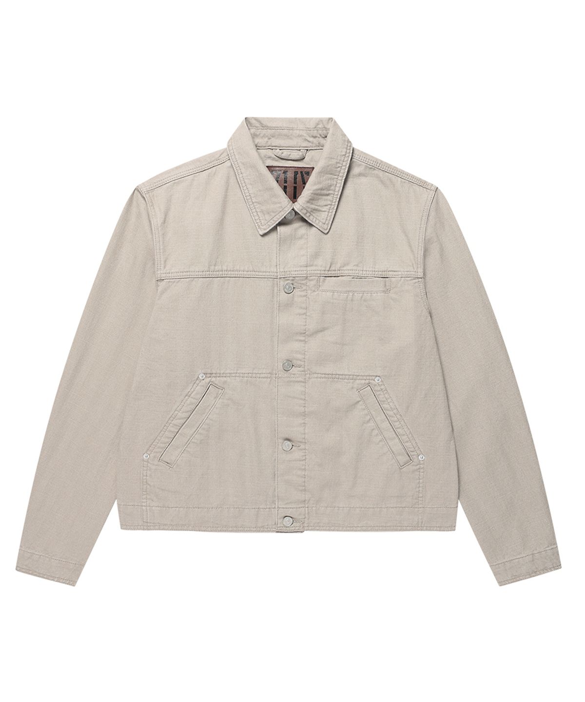 기철(KICHUL) Pioneer Cotton Trucker Jacket (Beige)