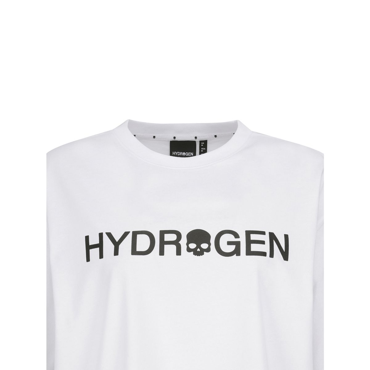 하이드로겐(HYDROGEN) 유니 베이직 빅로고 반팔라운드