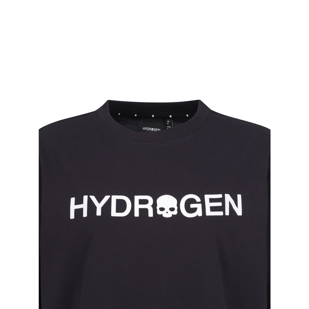하이드로겐(HYDROGEN) 유니 베이직 빅로고 반팔라운드