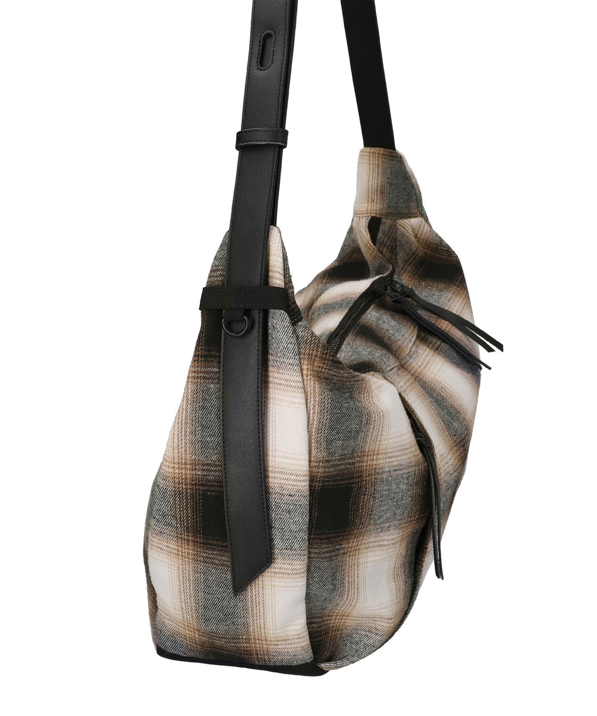 에스에스알엘(SSRL) Pack Hobo Cross Bag / Brown Check