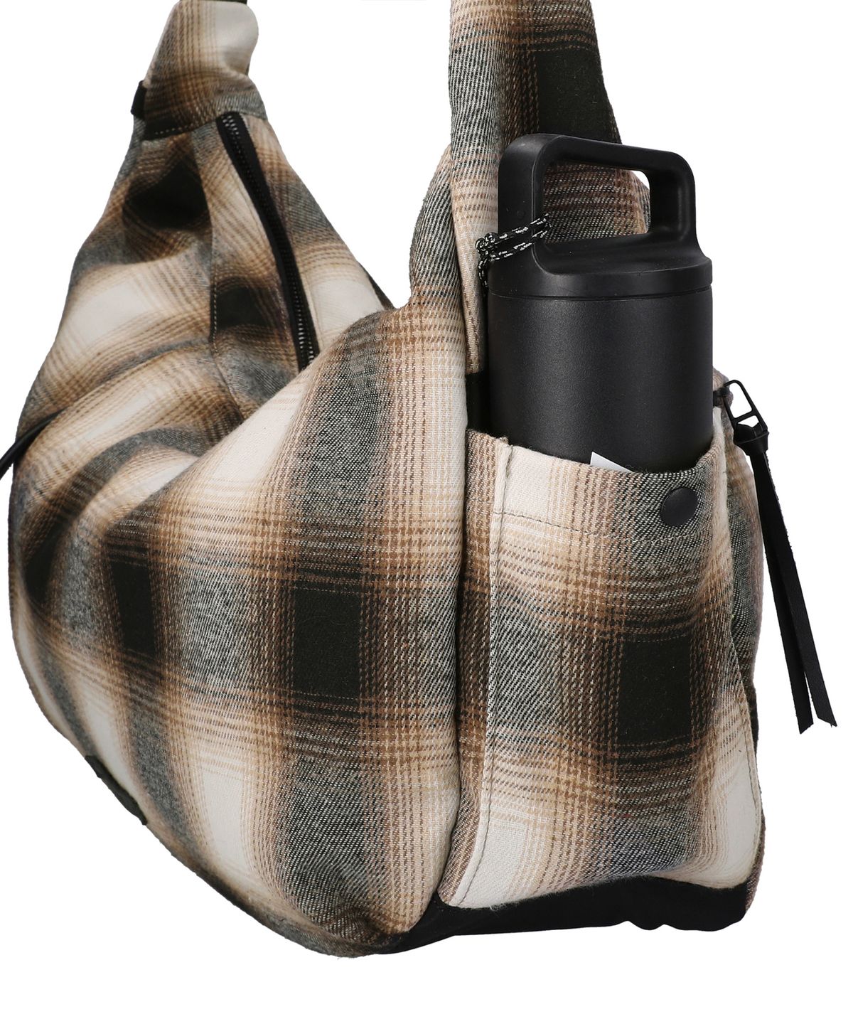 에스에스알엘(SSRL) Pack Hobo Cross Bag / Brown Check