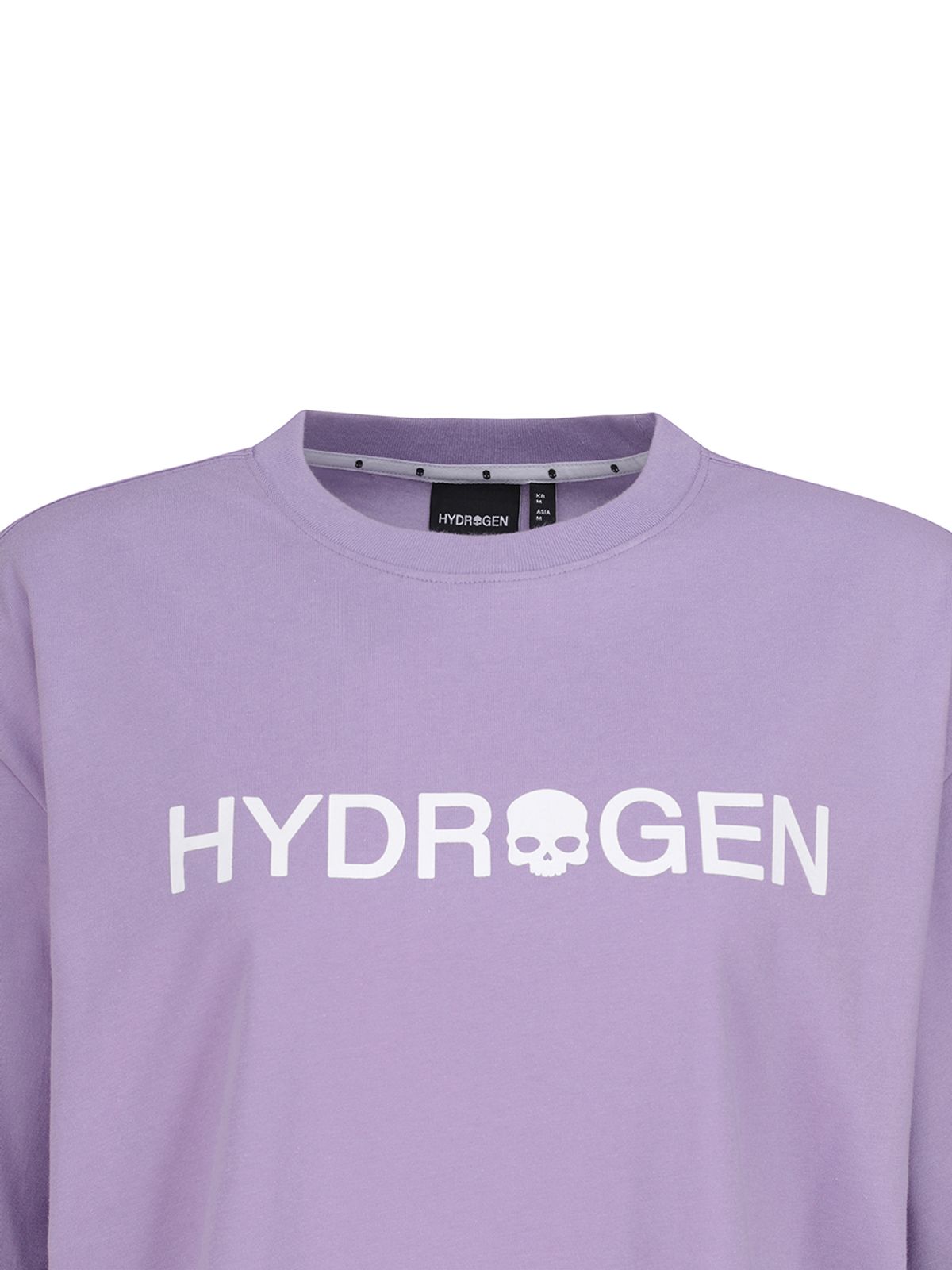 하이드로겐(HYDROGEN) 유니 베이직 빅로고 반팔라운드