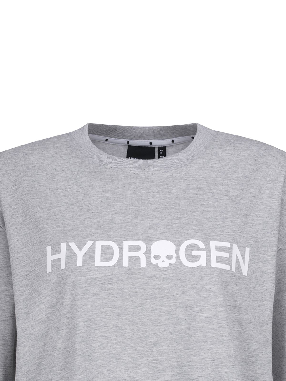 하이드로겐(HYDROGEN) 유니 베이직 빅로고 반팔라운드