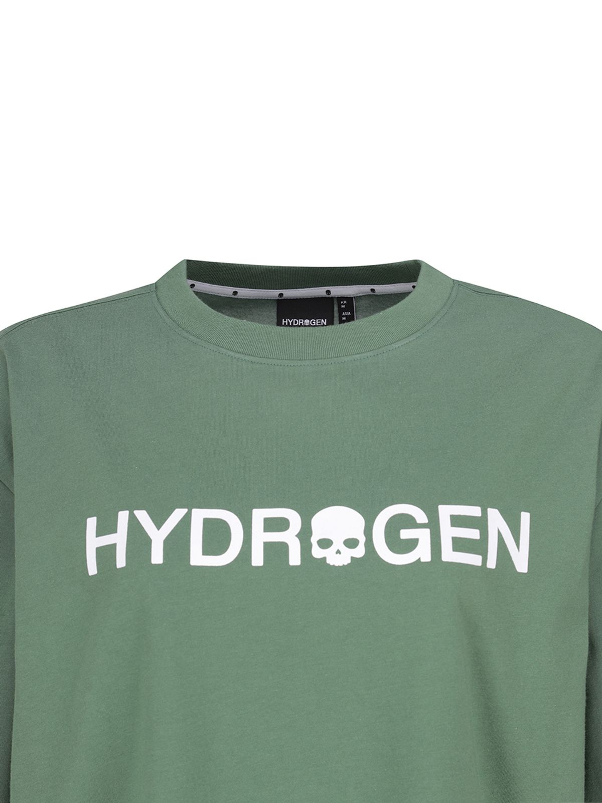 하이드로겐(HYDROGEN) 유니 베이직 빅로고 반팔라운드