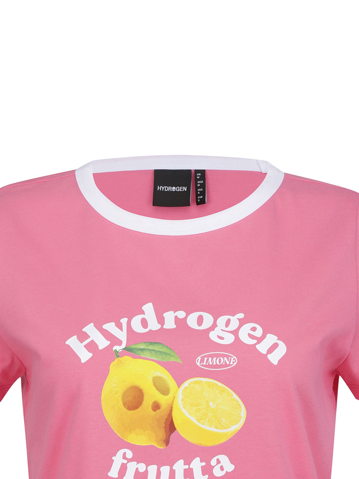 하이드로겐(HYDROGEN) 여성 그로서리 크롭 반팔티