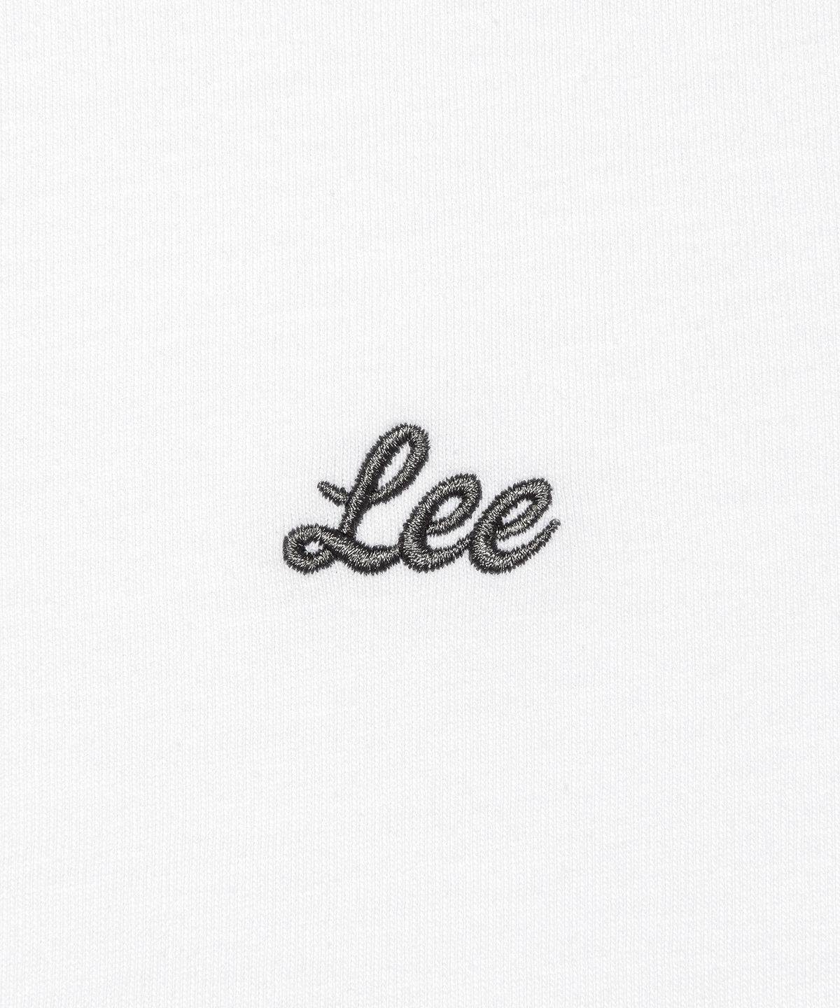 리(LEE) 우먼 래글런 크롭 티셔츠 화이트