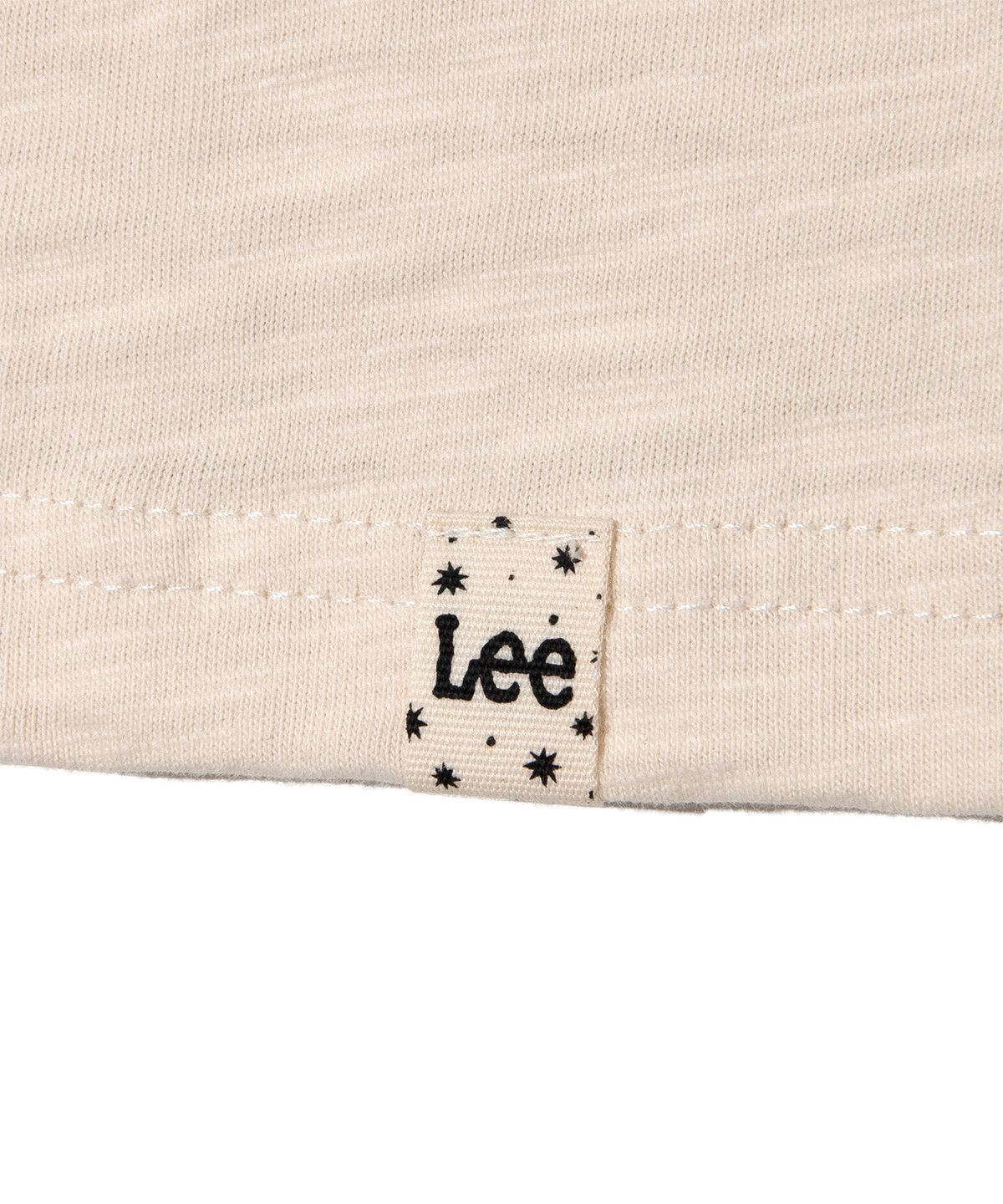 리(LEE) 우먼 타이포 링거 티셔츠 크림